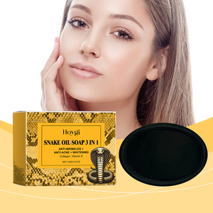 Hoygi olio di serpente morbido e liscio sapone detergente per il viso rinfrescante olio per la pelle grassa controllo delicatamente pulisce la pelle - Product Image 2