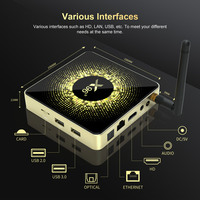 Original usine Amlogic S928X Android 11 8K Android Tv Box BT5.2 double bande Wifi 6 USB 3.0 haut de gamme tv box X96 X10