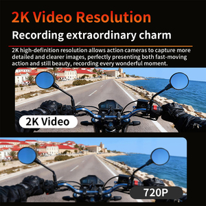 Wholesale <b>Mini</b> 2K CMOS Sensor 120° Ultra-Wide Angle 1.45" Screen 128GB Built-in Memory Action <b>Camera</b> for Outdoor Sports - Product Image 2