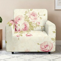 Günstige Sofabezüge vom Hersteller, Rosa-Beige Sofaschoner, Superelastischer Staubdichter Sofabezug