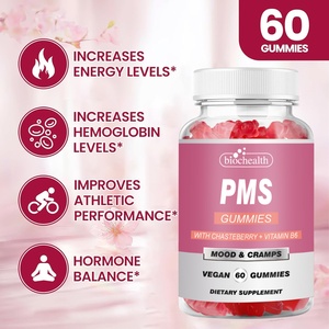 Caramelo de goma de hierro vegano de etiqueta privada GMP para mujeres PMS con vitamina <span class=keywords><strong>C</strong></span> Zinc Selenio Yodo Hormona Equilibrio Sin Gluten - Product Image 2