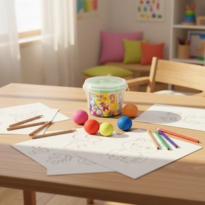 <span class=keywords><strong>Plastilina</strong></span> Personalizable en Cubeta Grande, Arcilla Ultraligera de Múltiples Colores, Juguete Infantil Hecho a Mano para Jóvenes de 7 a 14 Años - Product Image 2