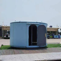 Hôtel-capsule moderne, maison préfabriquée, maison-conteneur, maison-capsule spatiale, mini-maison mobile d'extérieur