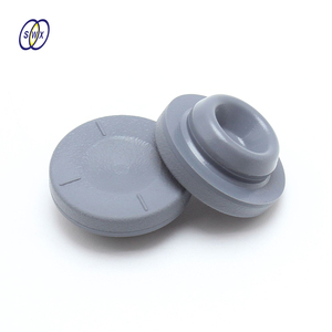 Divers bouchon en caoutchouc gris butyle personnalisé bouchon en caoutchouc utilisé pour la petite bouteille en verre flacon en verre récipient en verre pharmaceutique - Product Image 1