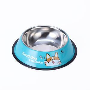Bol <span class=keywords><strong>pour</strong></span> animaux de compagnie en acier inoxydable personnalisé, antidérapant, durable, coloré, <span class=keywords><strong>pour</strong></span> chiens et chats de toutes tailles, accessoires d'alimentation <span class=keywords><strong>pour</strong></span> animaux - Product Image 5
