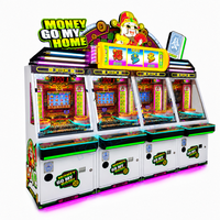 Pousse-pièces d'arcade pour parcs d'attractions, fourni par l'usine, avec garantie d'un an, incluant machine à pousse-pièces et vente en gros de pousse-pièces