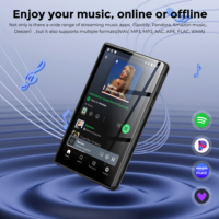 Reproductor MP3 de 5 Pulgadas con Pantalla Táctil, Reproductor MP4 y MP3 Android para Niños con Reproductor de Música y Vídeo con Bluetooth y WiFi