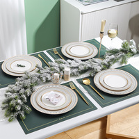Service de table personnalisable en céramique créative pour la restauration occidentale – Vaisselle d'hôtel en porcelaine fine pour steak, design moderne et luxueux