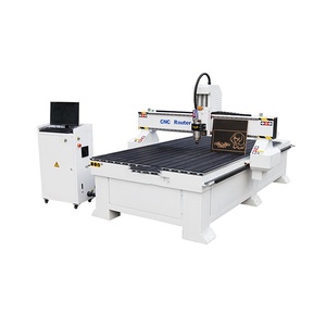 เครื่องเราเตอร์ซีเอ็นซีขนาด 1300*2500 มม. รุ่น 4 * 8F สำหรับตัดและแกะสลักไม้ เครื่องเราเตอร์งานไม้ 3 แกน 4 แกน 1325 - Product Image 1