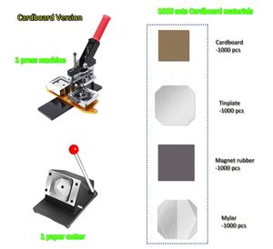 Máquina para Hacer Imanes de Fotos Metálicos de 63.5x63.5mm (2.5 Pulgadas), Kit de Bricolaje para Hacer Botones Cuadrados de 50x50mm (2 Pulgadas) - Product Image 2