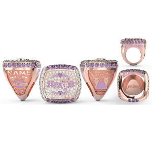 カスタムメイドのロゴ、選手名入り、チャンピオンシップリング、バスケットボール、フットボール、野球、ボクシング、リーグチャンピオンシップリング - Product Image 2