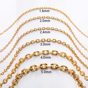 Bracelet Rolo Classique en Acier Inoxydable, Chaîne O Découpée pour Femmes et Hommes, Chaîne de Cheville, Bracelet de Main, Bijoux - Product Image 3