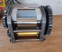 Laminoir à pâte automatique avec moules interchangeables 1-15,5 cm, machine à peaux de raviolis, machine à faire des enveloppes de wontons et samosas pour petites entreprises