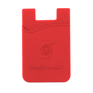 Portefeuille intelligent en silicone avec votre logo en relief - Product Image 1