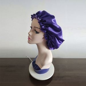 Wholesale Personalized Custom Logo Bonnet With Edge <b>Scarf</b> Private Label Bonnets and Satin Hair Wraps Promotion Gift - Product Image 4