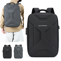 Sac à dos pour ordinateur portable antichoc à coque rigide, imperméable, 17,3 pouces, sac pour ordinateur de jeu pour les professionnels modernes