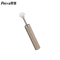 Amortisseur hydraulique silencieux à fermeture douce en acier inoxydable galvanisé - Piston amortisseur pour meubles de maison et de bureau et couvercles de poubelles