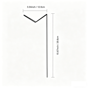 Support de cible en argile en forme de V, support en fil de fer pour tir <span class=keywords><strong>au</strong></span> <span class=keywords><strong>pigeon</strong></span>, accessoire portable pour entraînement extérieur – Offre Spéciale - Product Image 6
