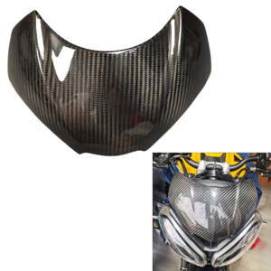 Pare-brise avant de moto en fibre de carbone 100 % sèche Autoclave 3K pour Triumph <span class=keywords><strong>Street</strong></span> <span class=keywords><strong>Triple</strong></span> 765RS – <span class=keywords><strong>Prix</strong></span> de gros - Product Image 1