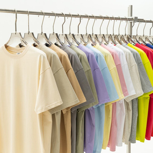 T-shirts personnalisés en coton 100% pour hommes, coupe oversize, impression numérique vierge multicolores, vente en gros OEM, pour le sport en plein air - Product Image 1
