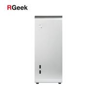 RGeek sin ventilador Mini ITX PC de juegos caso mini-itx caso Gabinete de la computadora con Video ranura para tarjeta