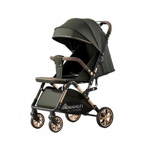 Cochecito <span class=keywords><strong>de</strong></span> Bebé Ligero <span class=keywords><strong>de</strong></span> Aluminio con Ruedas con Amortiguación, Silla <span class=keywords><strong>de</strong></span> Paseo Plegable para Bebés con Bandeja y Portavasos para Viajes - Product Image 3