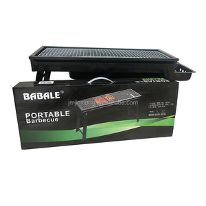 Tùy Chỉnh Dễ Dàng Lắp Ráp Gấp Cắm Trại Di Động Ngoài Trời Than Có Thể Gập Lại Ráp BBQ Nướng - Product Image 4