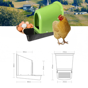Ngoài trời dễ dàng làm sạch ABS gà làm tổ hộp gà trứng đẻ hộp với nắp che - Product Image 6