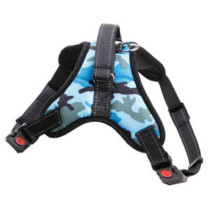 <span class=keywords><strong>Harness</strong></span> Anjing Mewah, Tali Kekang Anjing Reflektif Tugas Berat Tidak Ditarik Lembut untuk Anjing Kecil Besar - Product Image 6