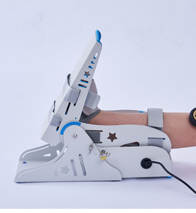 <span class=keywords><strong>Appareil</strong></span> d'entraînement électrique pour la cheville à domicile, dispositif d'exercice de flexion de la cheville, masseur flexible pour le levage du pied et les étirements - Product Image 1