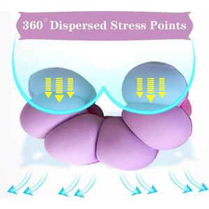 เบาะรองนอนรูปโดนัท ป้องกันแผลกดทับ รองรับข้อศอก ข้อเท้า <span class=keywords><strong>ขา</strong></span> สะโพก สำหรับผู้ชายและผู้หญิง ช่วยลดแรงกดทับ หมอนรองนอน - Product Image 3