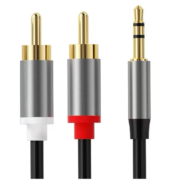 3.5Stereo to 2 RCA 1.5M