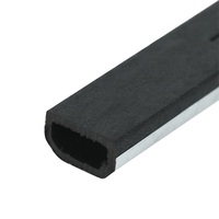 Elegantes barras espaciadoras de fibra de vidrio ABS duraderas, modernas para persianas de vidrio aislantes, barras espaciadoras de borde cálido para persianas de ventanas de Hotel