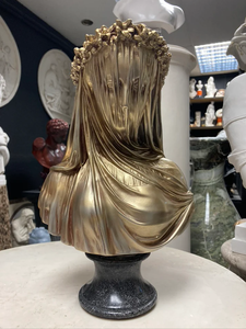 Escultura de Busto de Bacchus en Bronce, Tallada a Mano por Fabricante Chino, con Acabado Envejecido - Product Image 3