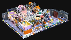 Sân chơi trẻ em trong nhà Thiết lập thiết bị bọt mềm cho gia đình và công viên giải trí sử dụng - Product Image 4