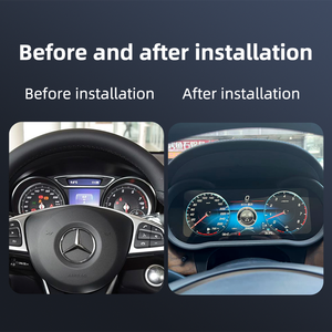 12.3แดชบอร์ดดิจิตอลดั้งเดิมมาตรวัดความเร็ว LCD สำหรับ Mercedes ML GL X164 X166 GLE GLS W166 2013-2019 - Product Image 4