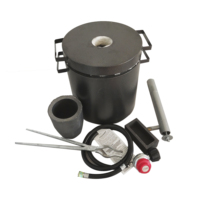 Fusion de métaux Propane Graphite Creuset Four électrique pour l'or Étain Argent Cuivre Aluminium Gaz de fusion Four de fusion pour l'or