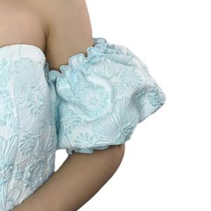 Top Corto Azul Cielo de Moda para Mujer, Top Sexy sin Hombros, Top Corto Tipo Tubo - Product Image 6