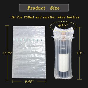Pellicola Protettiva Gonfiabile Ecologica Q-bag Quanheng 15.75x9.45 in Plastica con Bolle d'Aria per Imballaggio Vino - Product Image 2