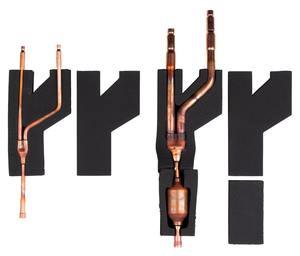 Raccords de <span class=keywords><strong>climatisation</strong></span>, tuyau de dispersion, tuyau en cuivre Refnet 22T pour <span class=keywords><strong>Daikin</strong></span> VRF - Product Image 1