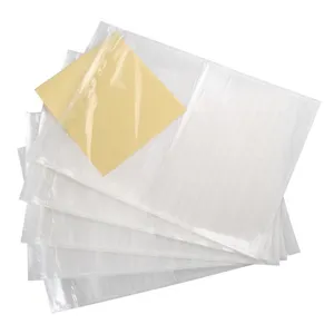 最佳透明密封自粘拉链包装清单袋透明粘合剂邮寄信封