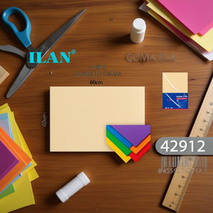 ILAN EVA Foam <b>Sheet</b> 40x60cm Cream <b>Color</b> Craft Material - Product Image 3