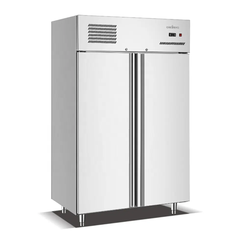 ราคาถูกผลิตภัณฑ์ใหม่มาตรฐานขนาดใหญ่สองประตูแสดงตู้เย็นแนวตั้งตู้เย็นในช่องแช่แข็ง