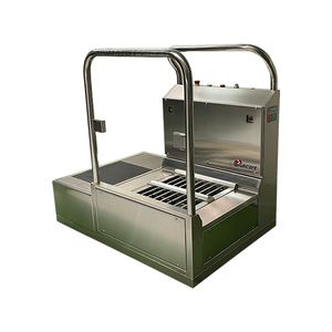 Industrial Electric Shoe Cleaning Machine with round Brush New Condition for Work Boot Soles 220V - Product Image 4