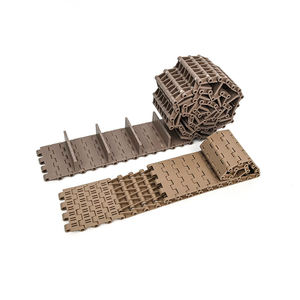 모듈 벨트 식품 등급 플라스틱 모듈 컨베이어 벨트 하이 퀄리티 소재 플랫 탑 디자인 - Product Image 6