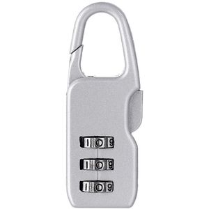 Portable Combination <b>Padlock</b> Zinc Alloy Silver Multi-digit Anti-theft Lock for <b>Suitcases</b> - Product Image 5