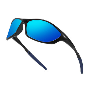 Unisex Cycling Sunglasses Black <b>Frame</b> Red Lens UV400 Polarized For Outdoor Sports Travel Driving Fishing - Product Image 5