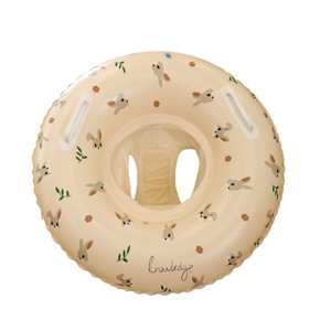 Flotador inflable de PVC con diseño de oso y conejo para niños, con asiento y bolsillos, diseño de dibujos animados. - Product Image 5