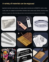 Impresora Láser de Escritorio para Madera, Cuero, Metal, Tela y Acrílico, Máquina de Grabado Láser para Metal y Madera 410*400mm