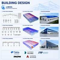 Bâtiment d'entrepôt logistique à faible coût, atelier préfabriqué en structure métallique, entrepôt en structure métallique